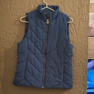 Michael Kors Women's Blue Quilted Vest. NWT
